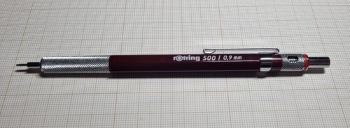 Rotring 500 9mm borgogna - rotring, 0,9mm