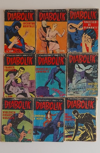 Diabolik lotto fumetti - fumetti, anni