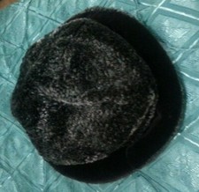 lotto 57b cappello donna CINIGLIA grigio nero