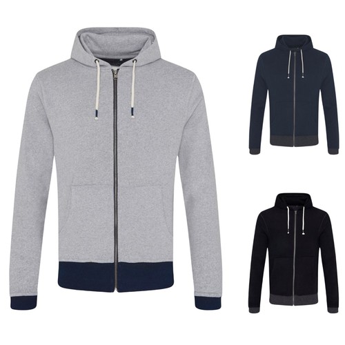 Felpa con cappuccio zip - , uomo
