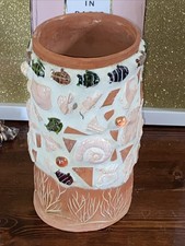 Vaso mosaico terracotta - vaso,