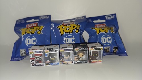 Lotto funko bitty pop dc - bitty,