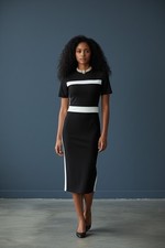 Abito Elegante Nero e Bianco