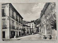 cartolina isernia venafro animata piazza cimorelli anni 50 formato grande