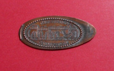 The Strand penny allungato Galveston Texas USA centesimo isola trolley moneta ricordo