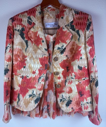 Set giacca blazer floreale