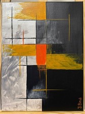 Quadro Intersezioni dipinto a