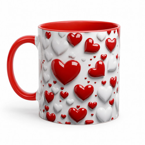 Tazza motivo cuori - cuori, |