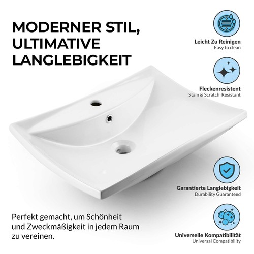 Lavabo appoggio ceramica - appoggio,