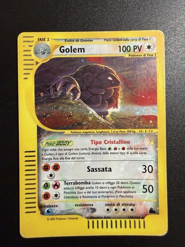 Pokemon golem crystal - golem,