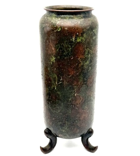 Vaso con piedi rame - vaso,