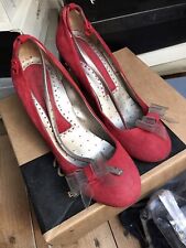 Decollete Fornarina Rosse Camoscio 