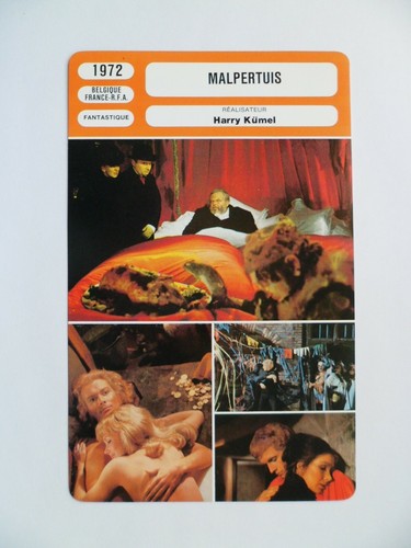 Carte fiche cinema 1972 - carte,