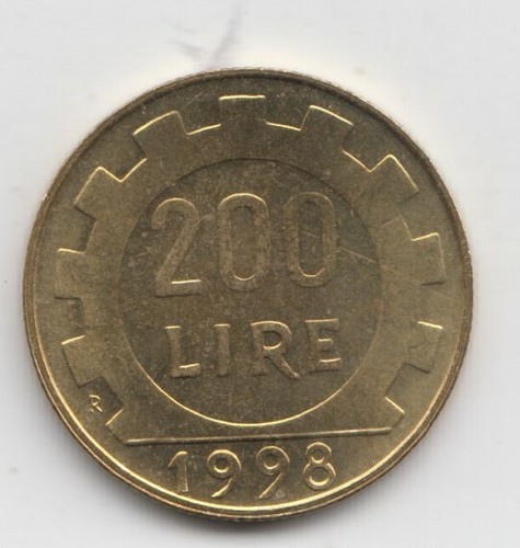 Moneta 200 lire 1998 - 200,