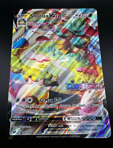 Jumbo card snorlax vmax - card,