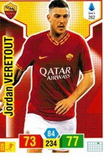 PANINI ADRENALYN XL CALCIATORI 2019-2020 CARD N. 262 JORDAN VERETOUT (ROMA)