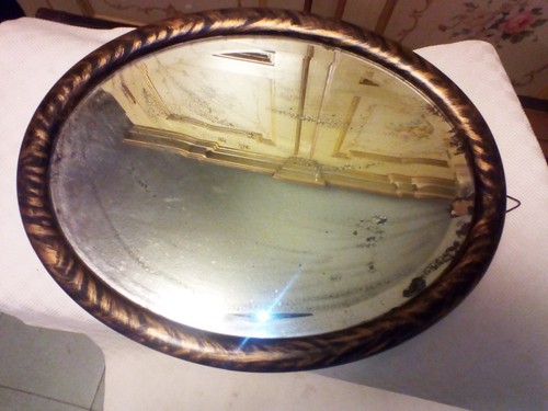 Specchiera ovale vintage - ovale,