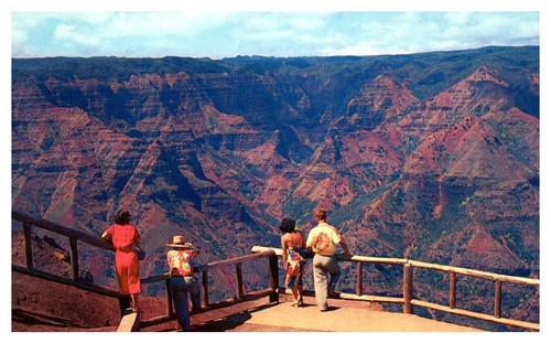 Cartolina waimea canyon il - waimea,