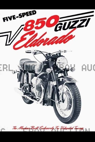 Poster moto guzzi 850 - poster, eldorado