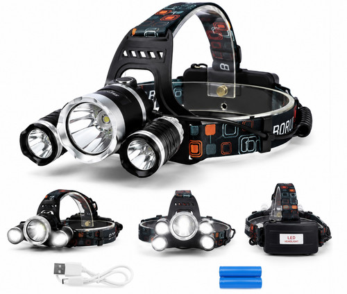 Torcia frontale led - torcia,