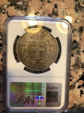 5 Lire 1859 Regno Di Sardegna Vittorio Emanuele II