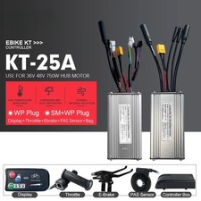 KT Ebike Regolatore Brushless Display LCD Pannello Acceleratore Pollice E-Scooter 36V 48V