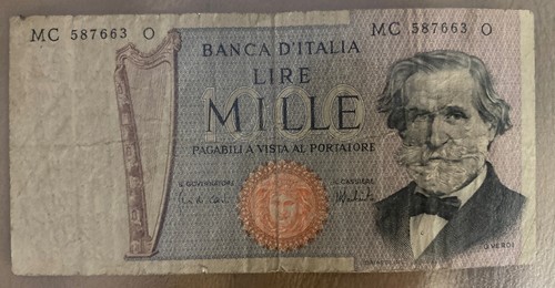 Banconota 1000 lire giuseppe - 1000,