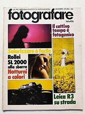FOTOGRAFARE DICEMBRE 12-1976 ROLLEI SL 2000 - LEICA R3 - PAOLO GUERCIO RIVISTA