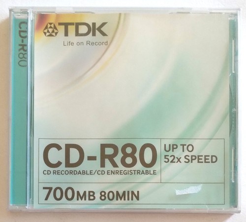 Tdk min 700 mb - cd,