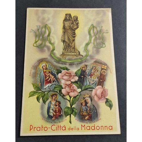Cartolina prato città della - città,