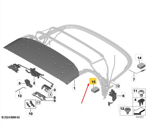 Bmw g29 folding top hall - z4,