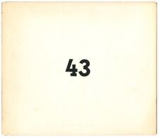 Impronte n. 43 di claudio parmiggiani testo di Vincenzo Agnetti.