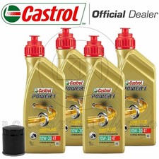 TAGLIANDO CASTROL POWER 1 TRIZONE 10w30 + FILTRO KAWASAKI MEAN STREAK
