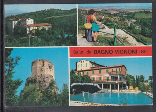 Cartolina saluti bagno - cartolina, da