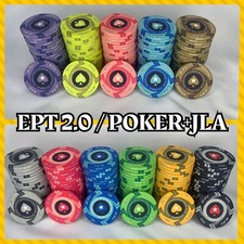 11 fiches da poker in ceramica