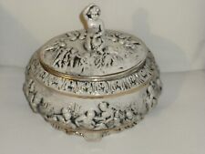 Capodimonte angels/cherubs soup tureen punch bowl pot-Zuppiera angeli cherubini