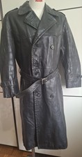 CAPPOTTO VINTAGE IN PELLE NERA SNIDER, GIOVANELLI LOCARNO TG.50