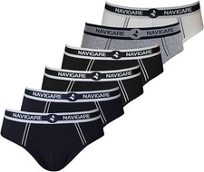 6 Slip uomo navigare 314 in cotone elasticizzato