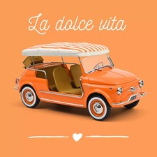 Fiat 500 Jolly 1965 Arancione