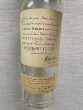 SPRINGBANK 1993 CAPOLAVORI bottiglia vuota RICARICARICA BOTTE SHERRY dal Giappone