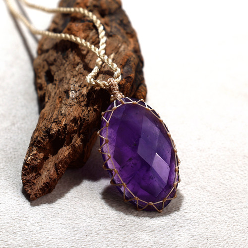 Viola serenità collana - collana, di