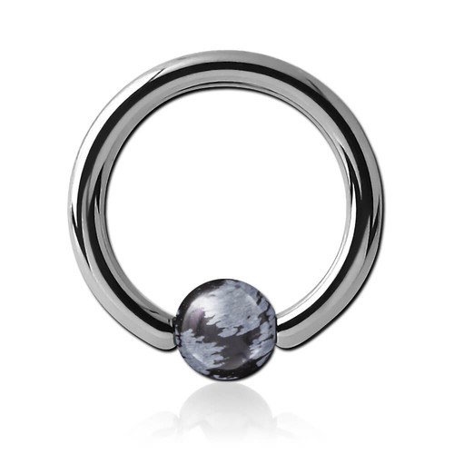 Anello titanio con - in, sfera