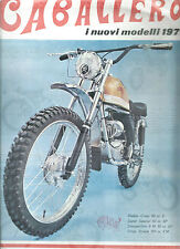 Poster Caballero Fantic 1971 - Super Special - Competition - Diablo Cross 50 cc.