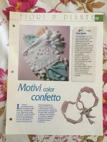 Schema punto croce ricamo - punto,
