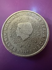 Moneta rara 50 cent 1999 Olanda Beatrix Koningin Der Nederland