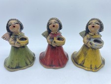 Thun lotto 3 angelo antico porta candela- Trixi. Altezza 10 cm.