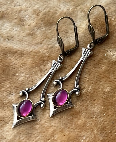 Orecchini art nouveau lance - orecchini,