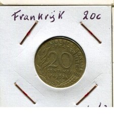 Moneta francese 20 CENTIMES