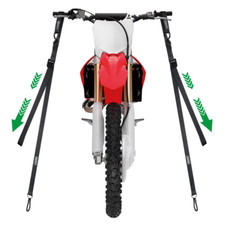CINGHIE FISSAGGIO MOTO CROSS ENDURO TRASPORTO NASTRI TENSORI ANCORAGGIO 210CM