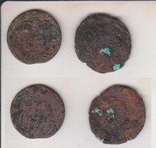 Lotto 2 monete antiche da identificare / studiare / classificare / ...pulire... 